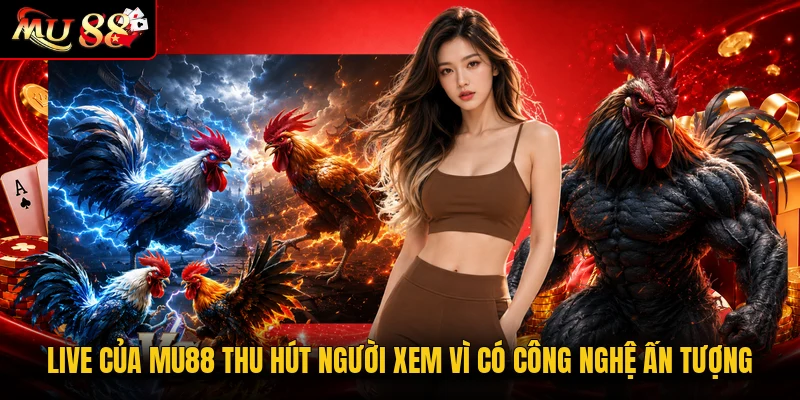 Live của MU88 thu hút người xem vì có công nghệ ấn tượng